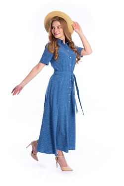 Платье 22259 - синий (Нл)